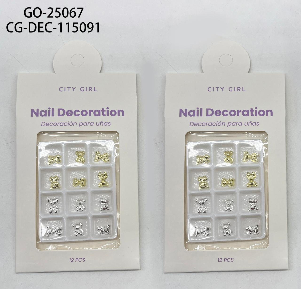 Decoracion Para Uñas Ositos- City Girl