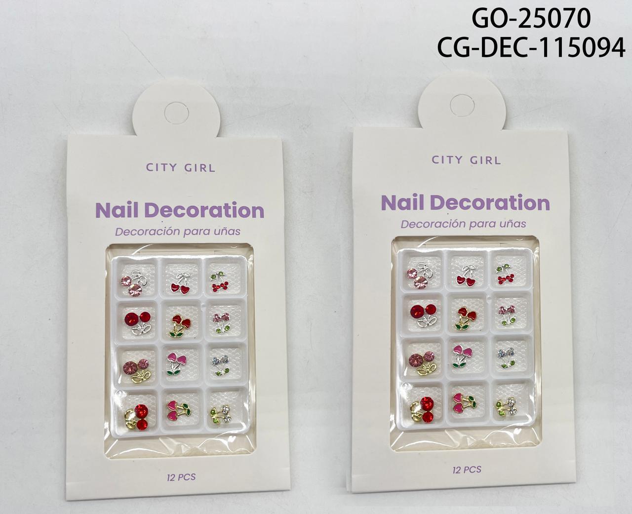 Decoracion Para Uñas De Cerezas- City Girl