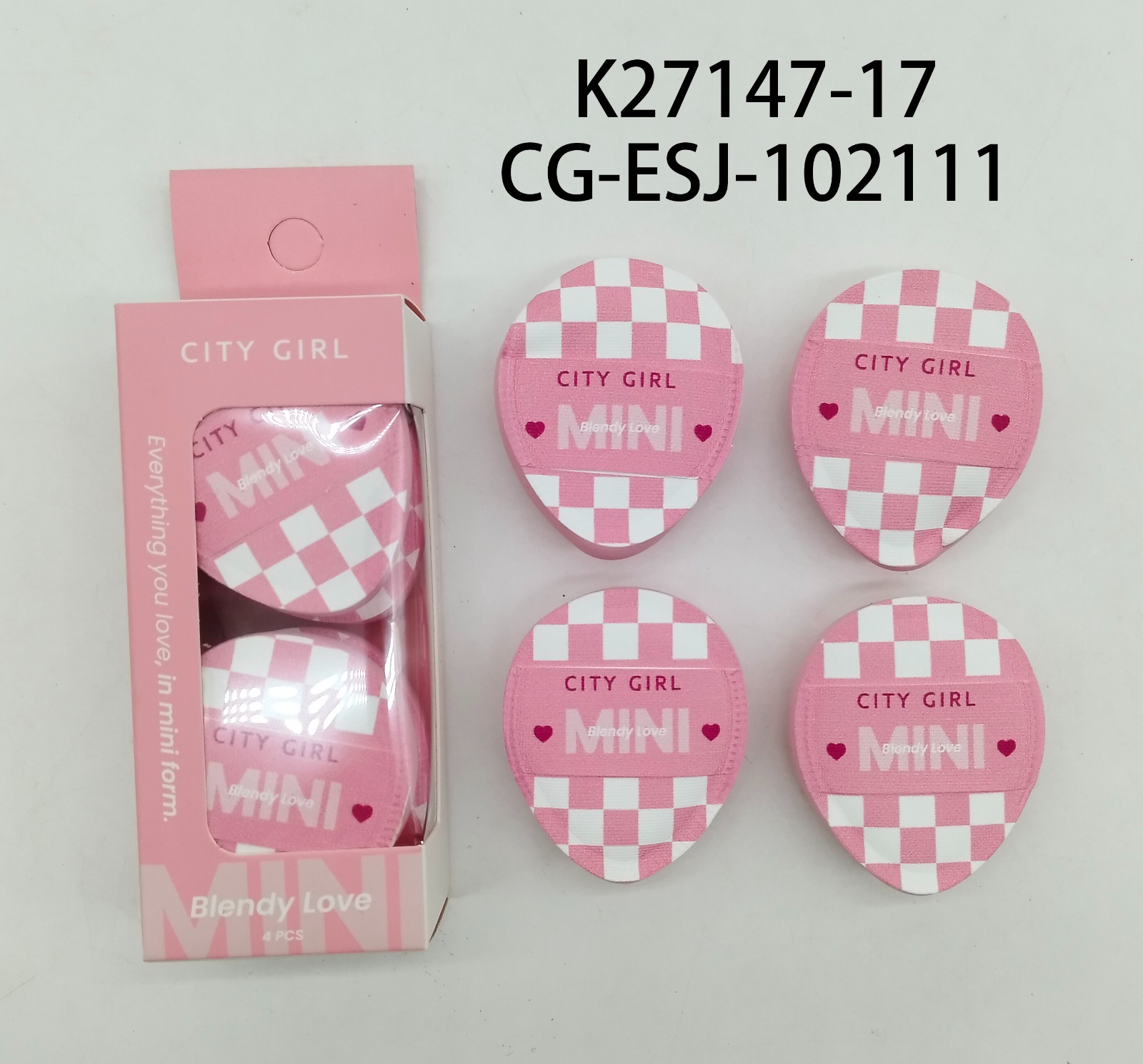 Esponja Para Maquillaje Gota 4pcs- City Girl