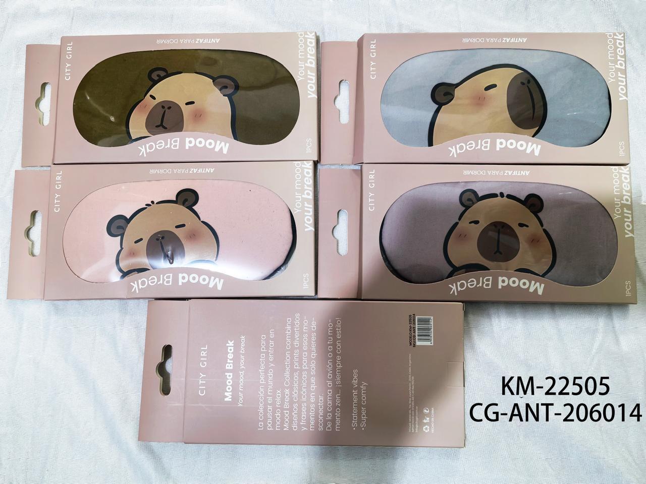 Antifaz Con Gel Capibara- City Girl