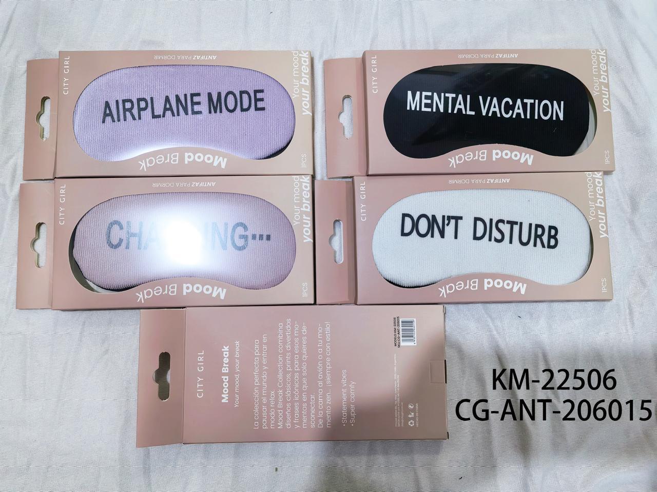 Antifaz Con Gel Frases- City Girl