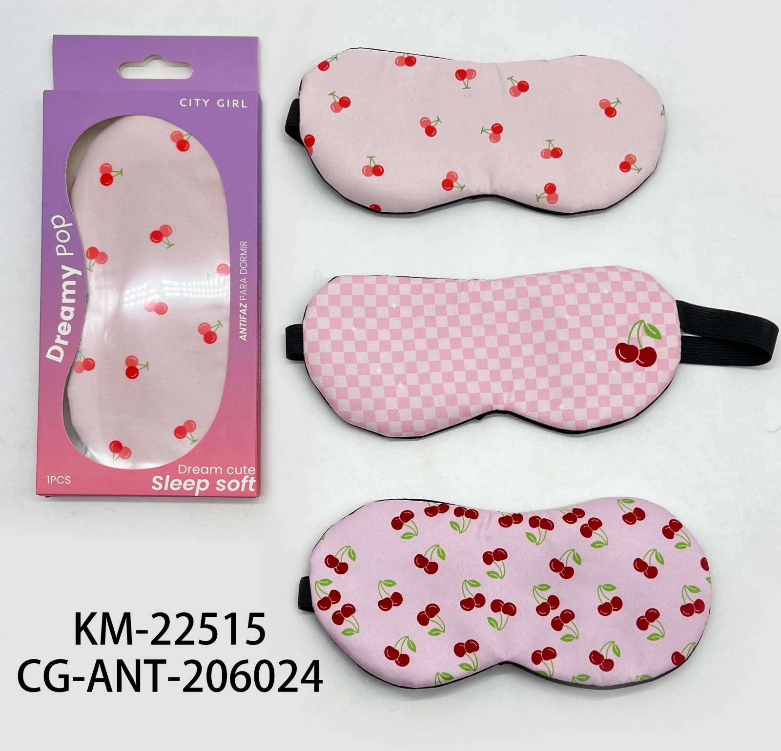 Antifaz Con Gel Varios Estampados- City Girl