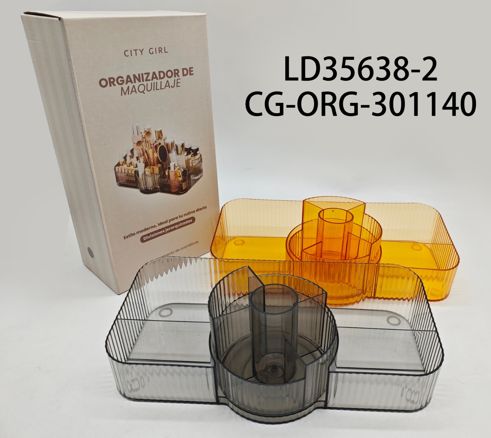 Organizador Para Maquillaje De Acrilico- City Girl