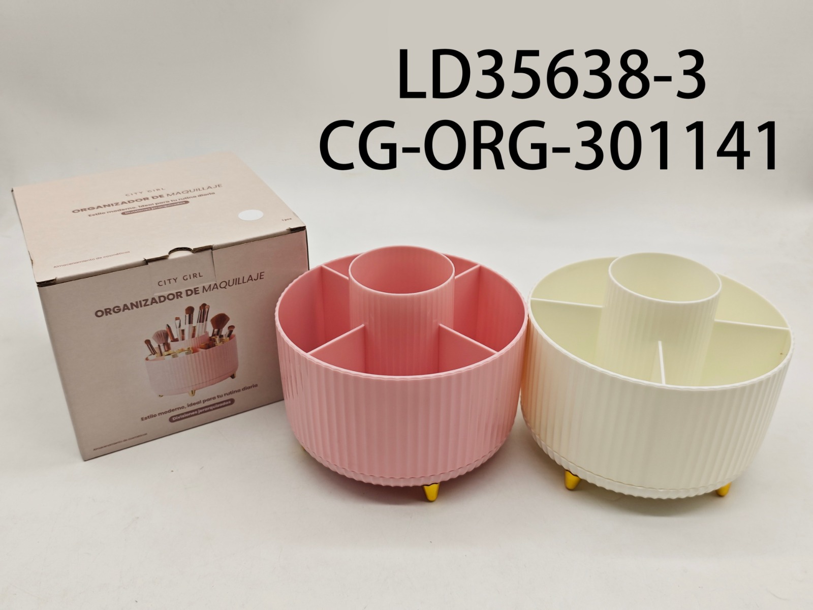 Organizador Para Maquillaje Redondo- City Girl
