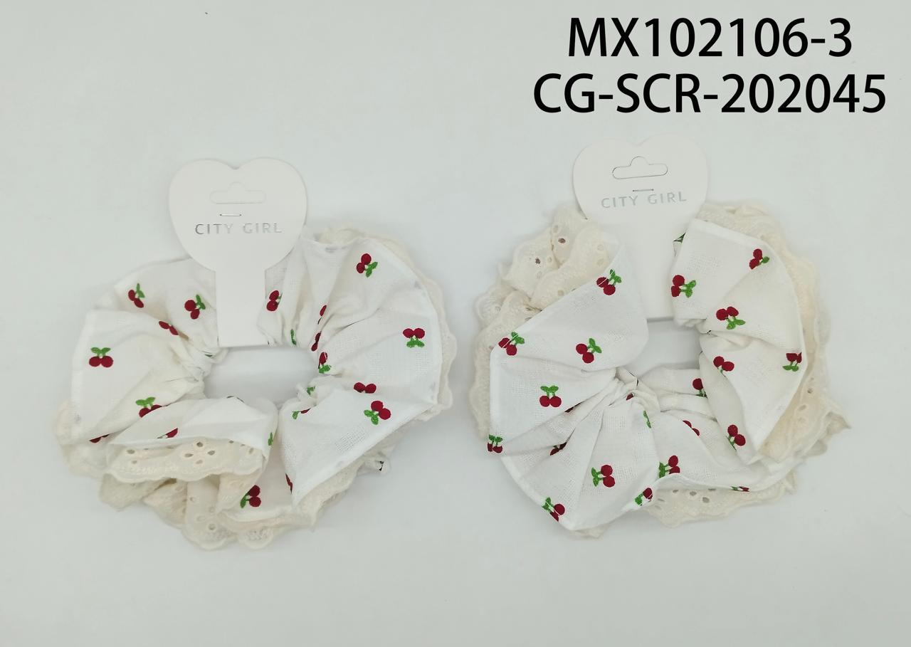 Colita Scrunchie Cerezas- City Girl