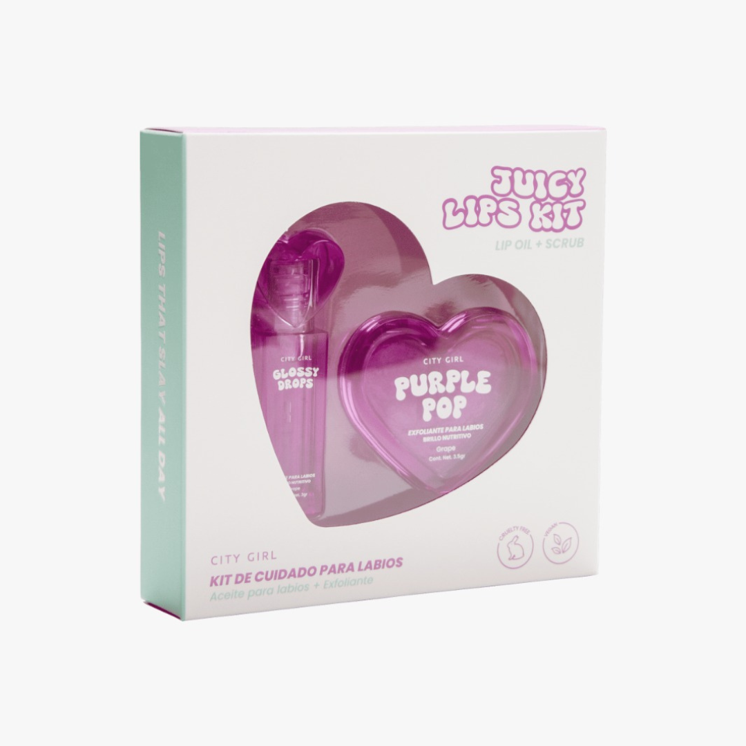 KIT LIP OIL + EXFOLIANTE - CITY GIRL