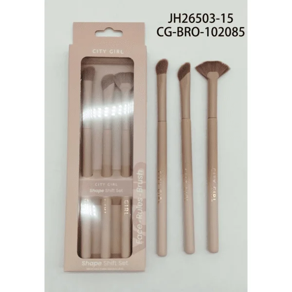 Set De Brochas Para Contorno- City Girl