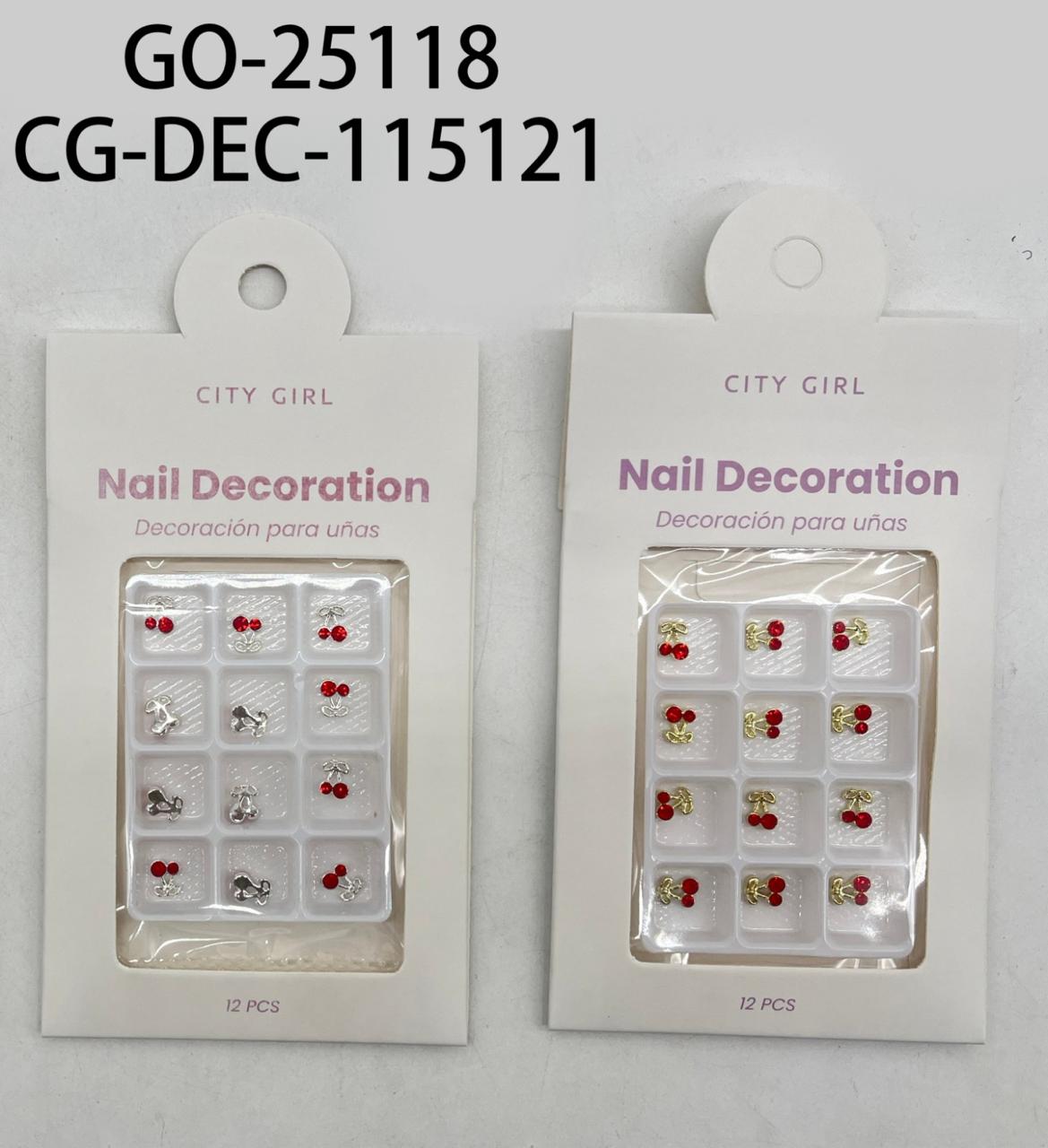 Decoracion Cerezas Para Uñas- City Girl