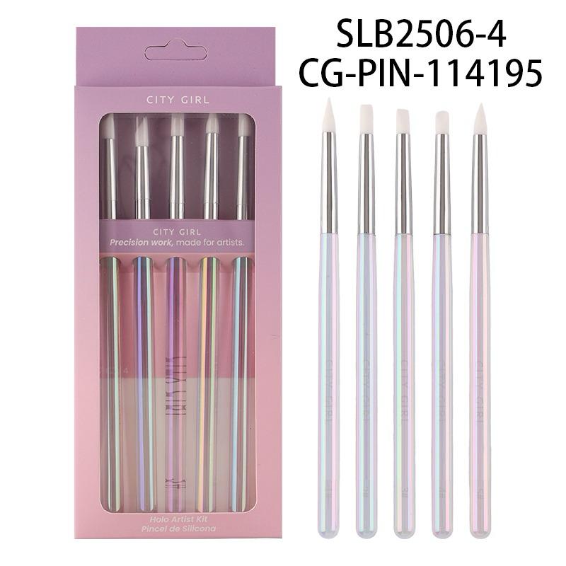 Pinceles Para Nail Art x5 Unidades- City Girl