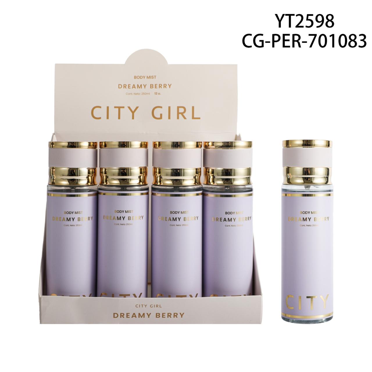 BODY MIST 'DREAMY BERRY' 250ml - CITY GIRL