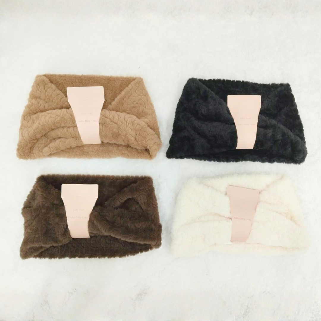 CUELLO PELUCHE SIMPLE CON TEXTURA - CITY GIRL