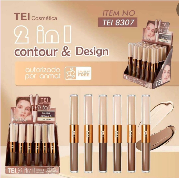 CORRECTOR Y CONTORNO LIQUIDO 2 EN 1 - TEI