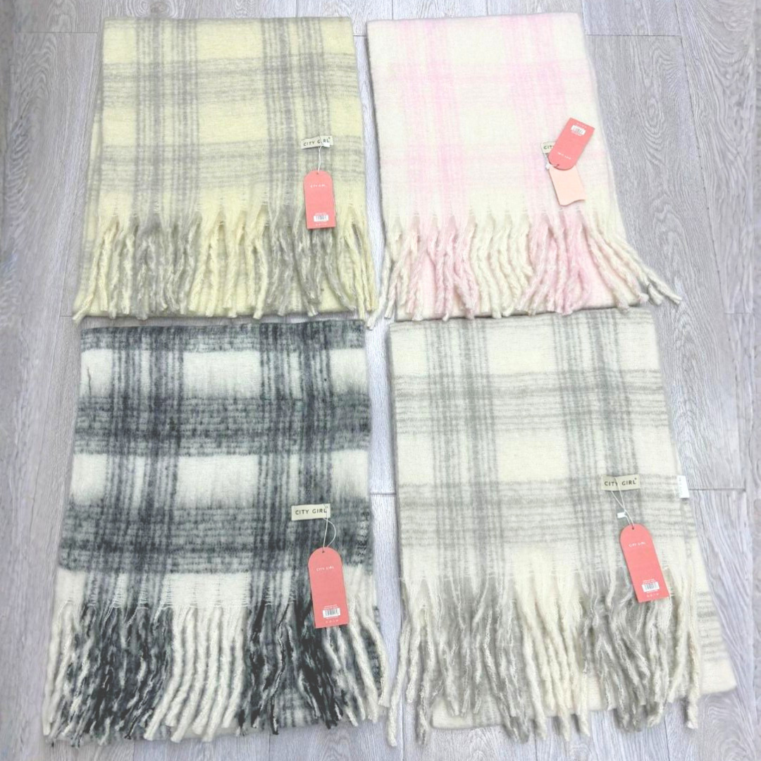 BUFANDA CUADRILLÉ - CITY GIRL