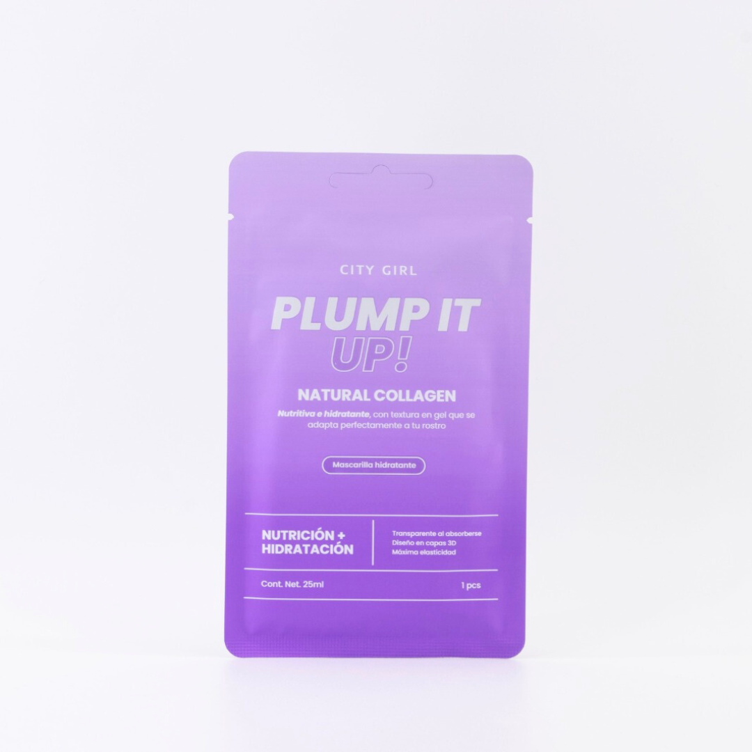 MASCARILLA 'PLUMP IT UP!' DE GEL HIDRATANTE CON COLAGENO - CITY GIRL
