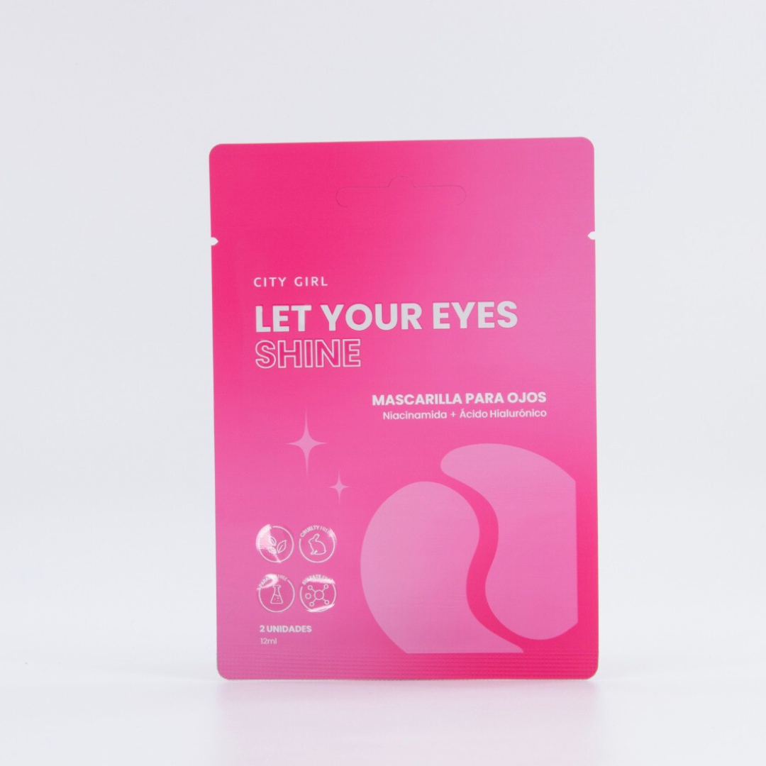 MASCARILLA PARCHES PARA OJOS Y OJERAS - CITY GIRL