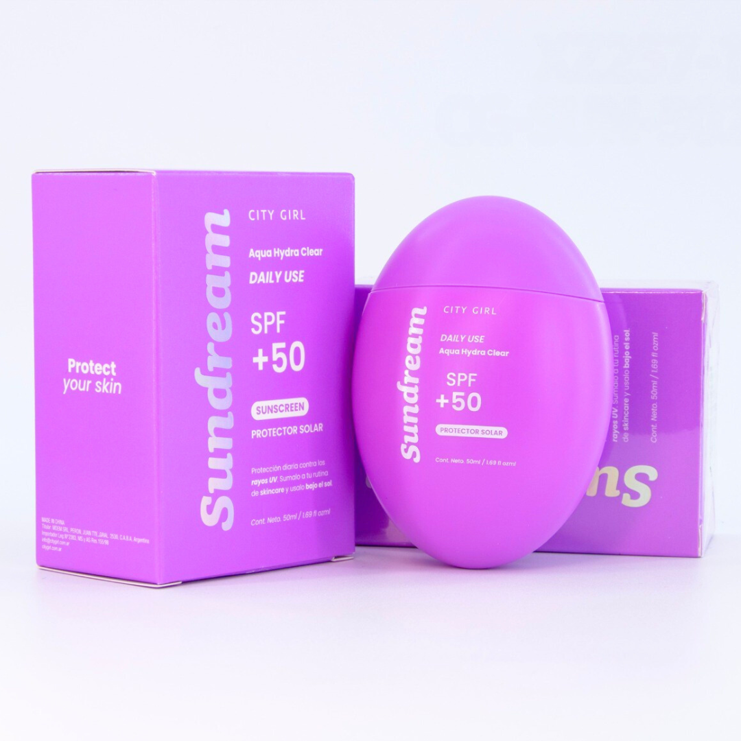 PROTECTOR SOLAR +50 AQUA HYDRA CLEAR 50ml - CITY GIRL