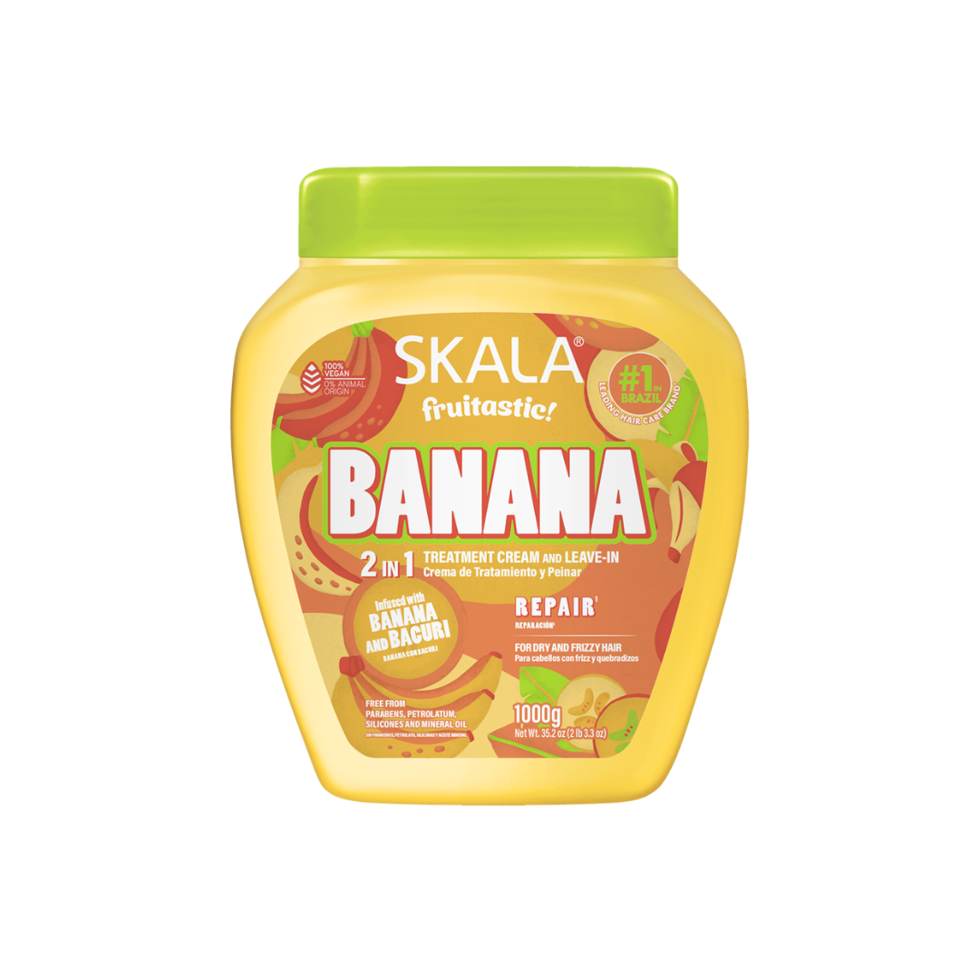 SKALA FRUTAL DE BANANA - CREMA DE PEINAR REPARADORA ANTI FRIZZ