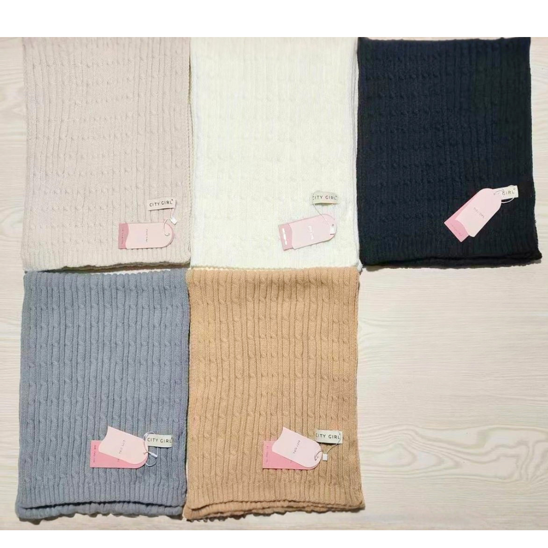 BUFANDA TEJIDA - CITY GIRL