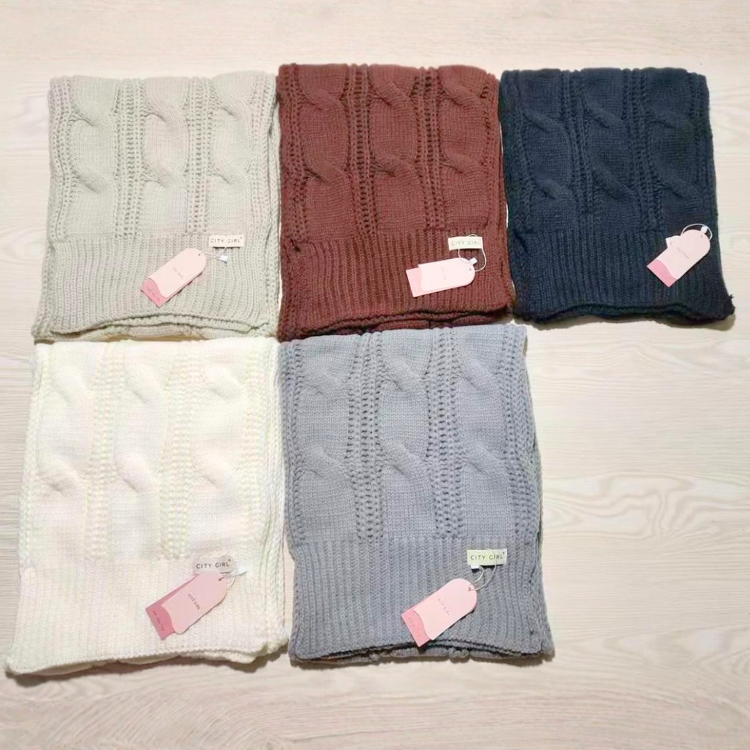 BUFANDA TEJIDA - CITY GIRL