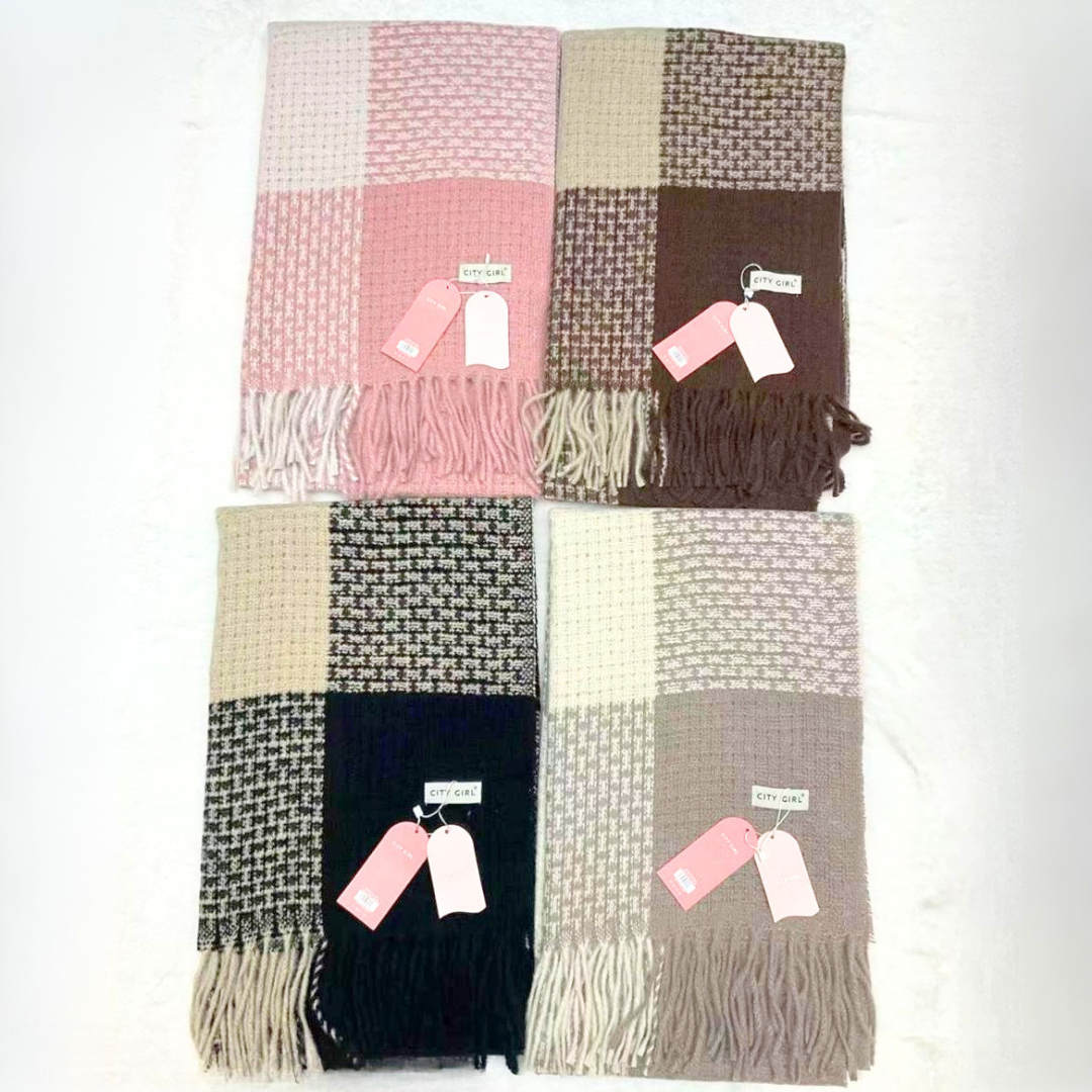 BUFANDA CUADROS - CITY GIRL