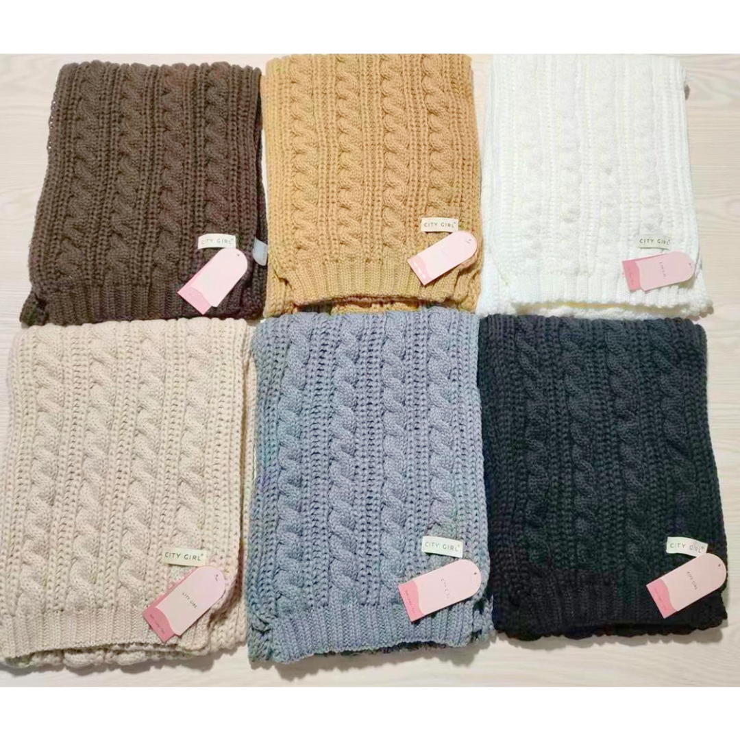 BUFANDA TEJIDA - CITY GIRL