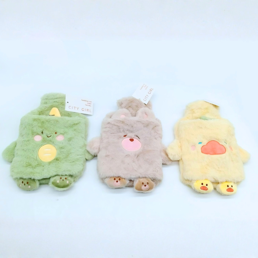 BOLSA DE AGUA CALIENTE PELUCHE 1L - CITY GIRL