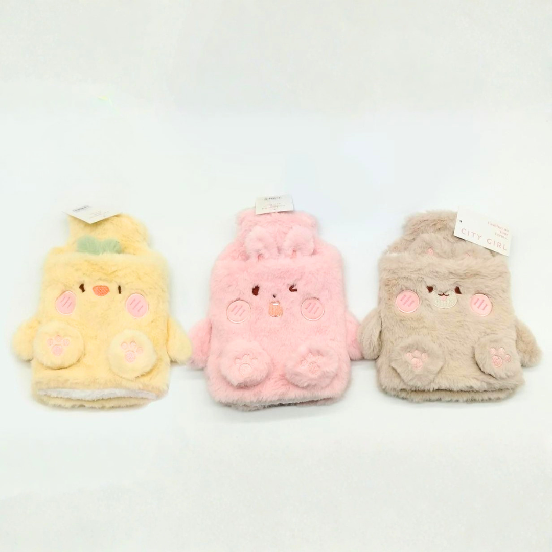 BOLSA DE AGUA CALIENTE PELUCHE 1L - CITY GIRL