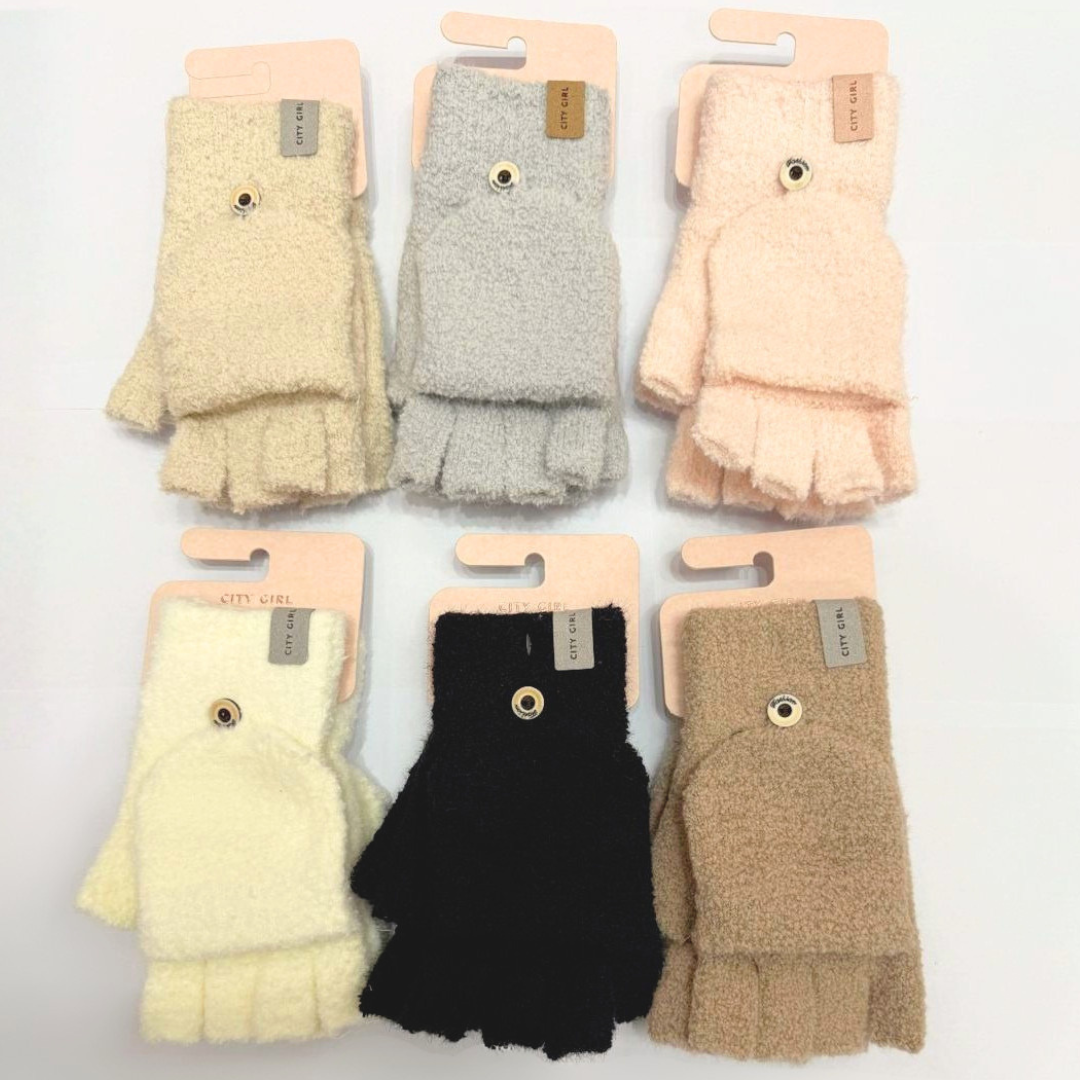 GUANTES MEDIO DEDO CONVERTIBLES - CITY GIRL