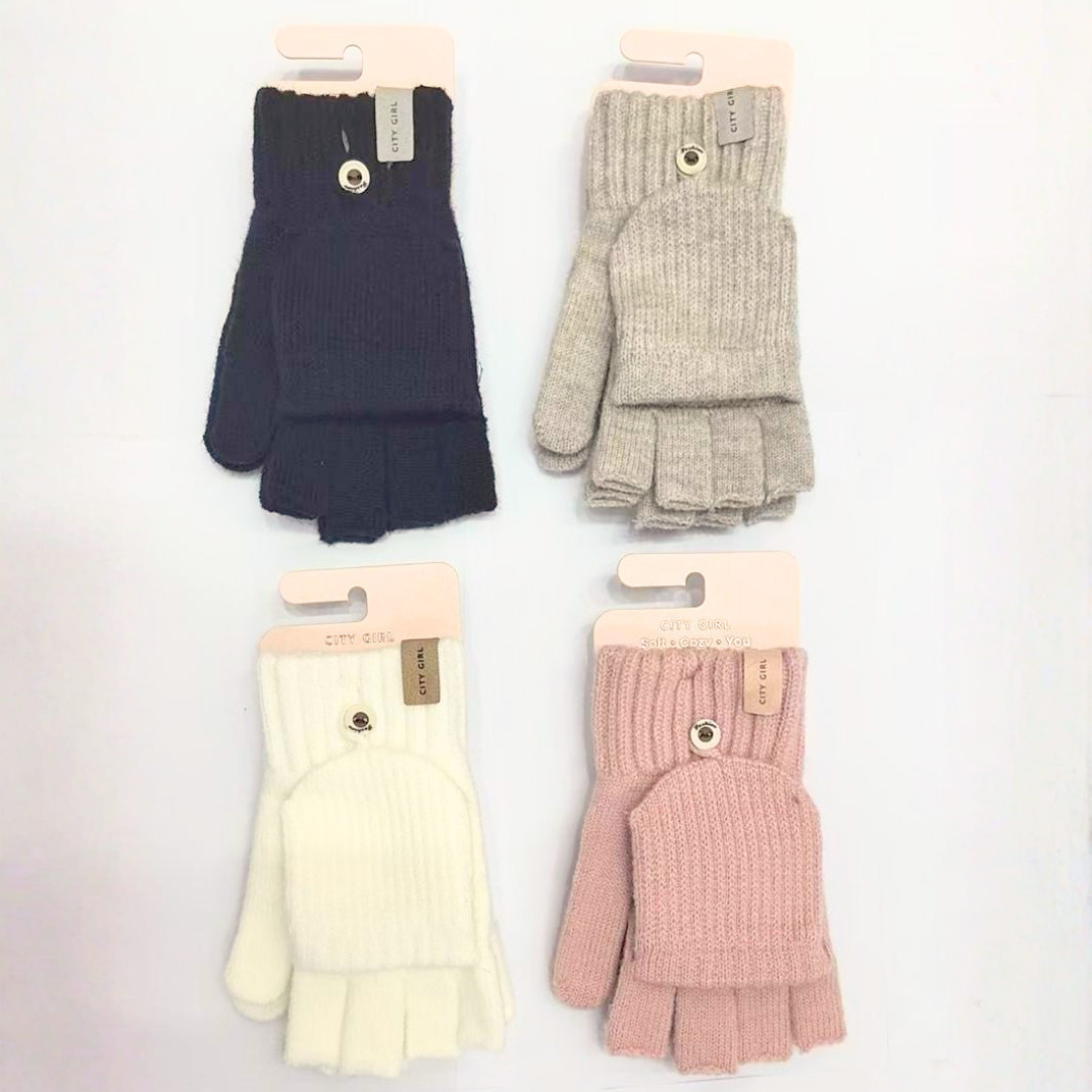GUANTES MEDIO DEDO CONVERTIBLES - CITY GIRL