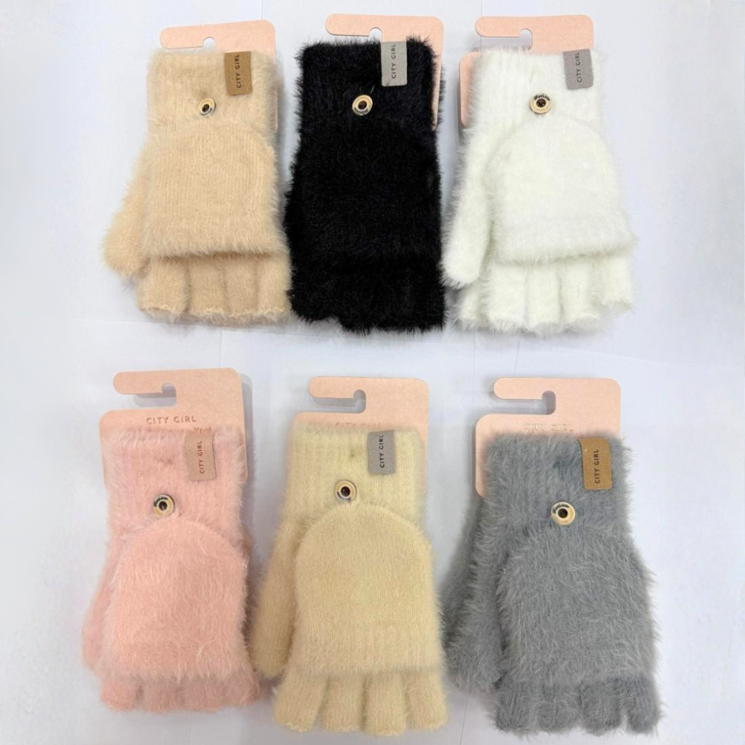 GUANTES MEDIO DEDO CONVERTIBLES - CITY GIRL