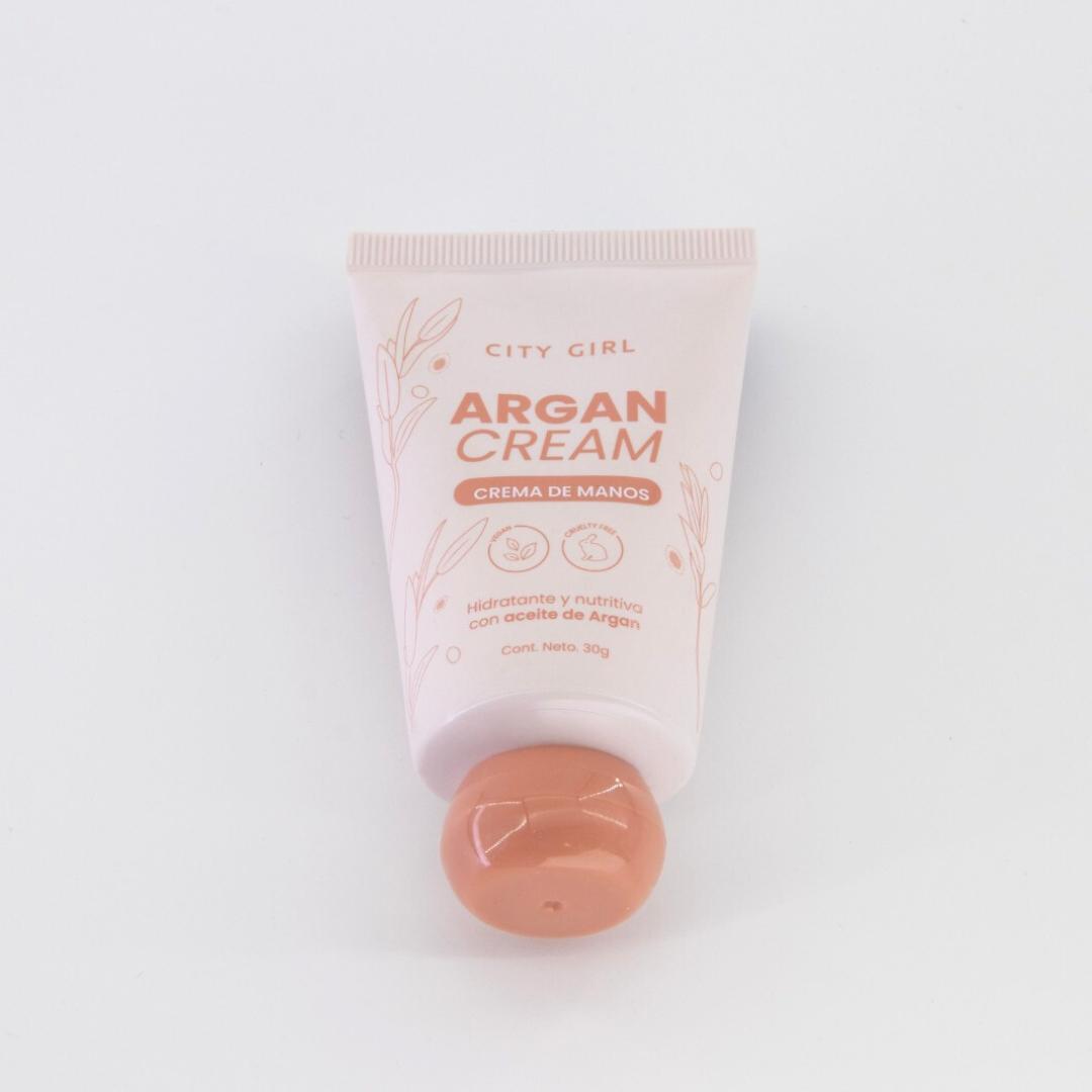 CREMA DE MANOS CON ACEITE DE ARGÁN 30g - CITY GIRL