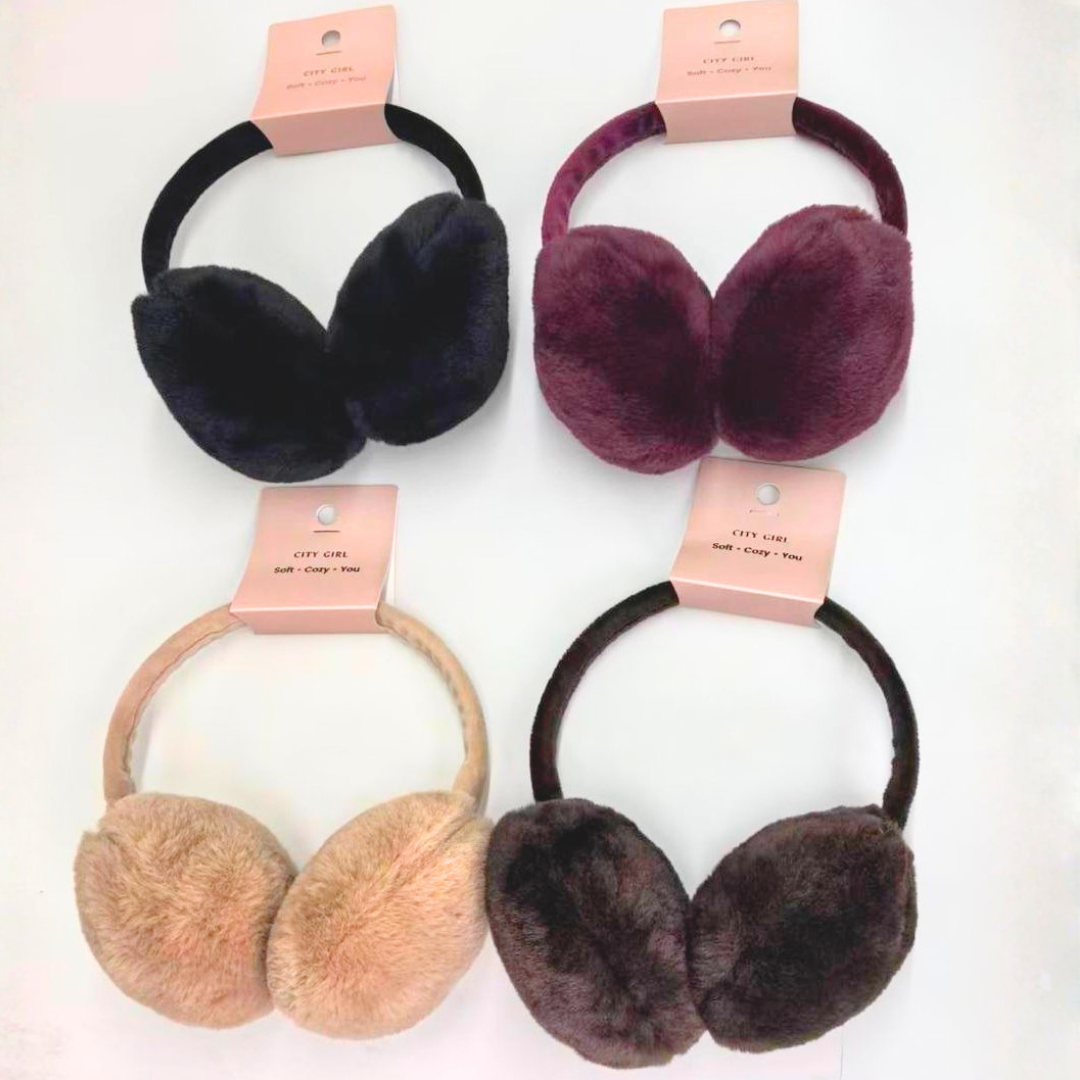 OREJERAS PELUCHE - CITY GIRL