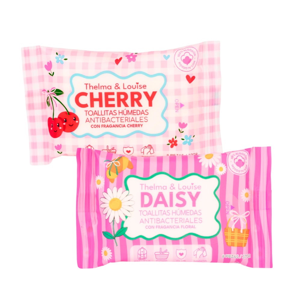 TOALLITAS PARA MANOS ANTIBACTERIALES – THELMA Y LOUISE