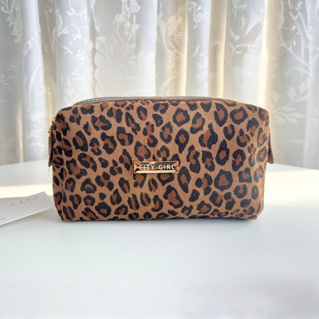 NECESER / PORTA COSMÉTICOS ANIMAL PRINT - CITY GIRL