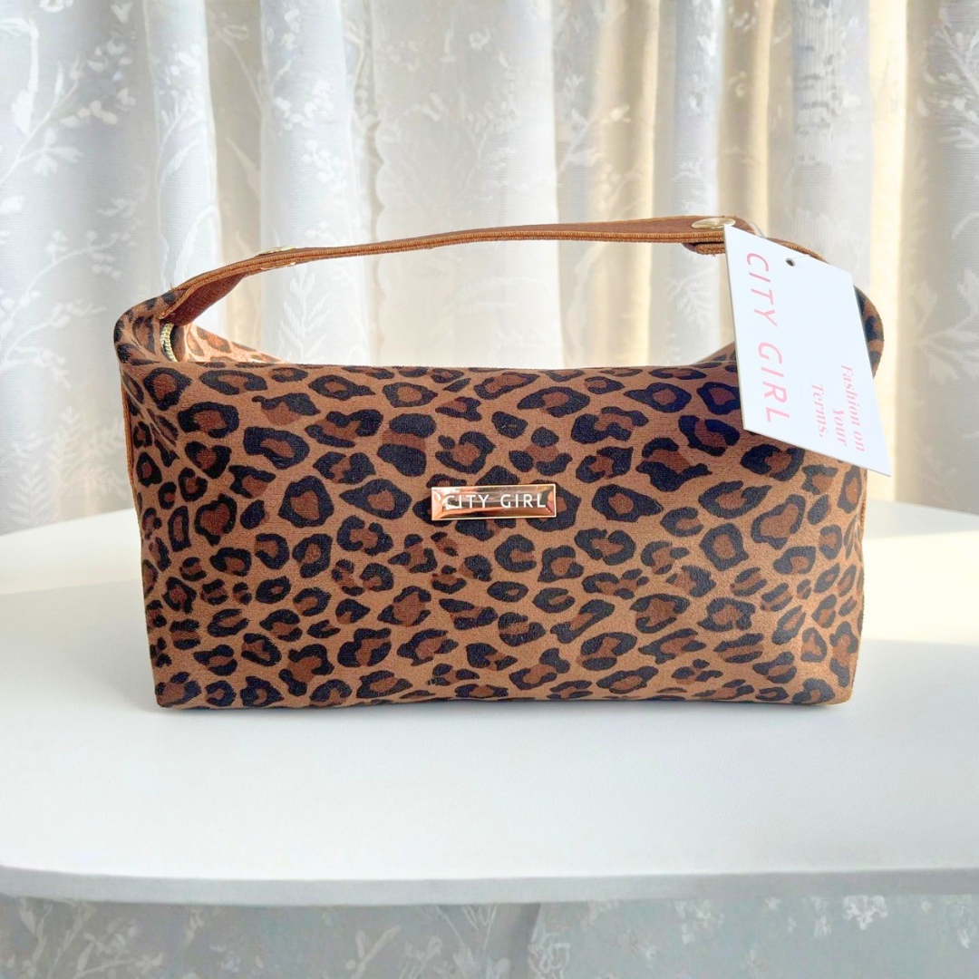 NECESER / PORTA COSMÉTICOS ANIMAL PRINT - CITY GIRL