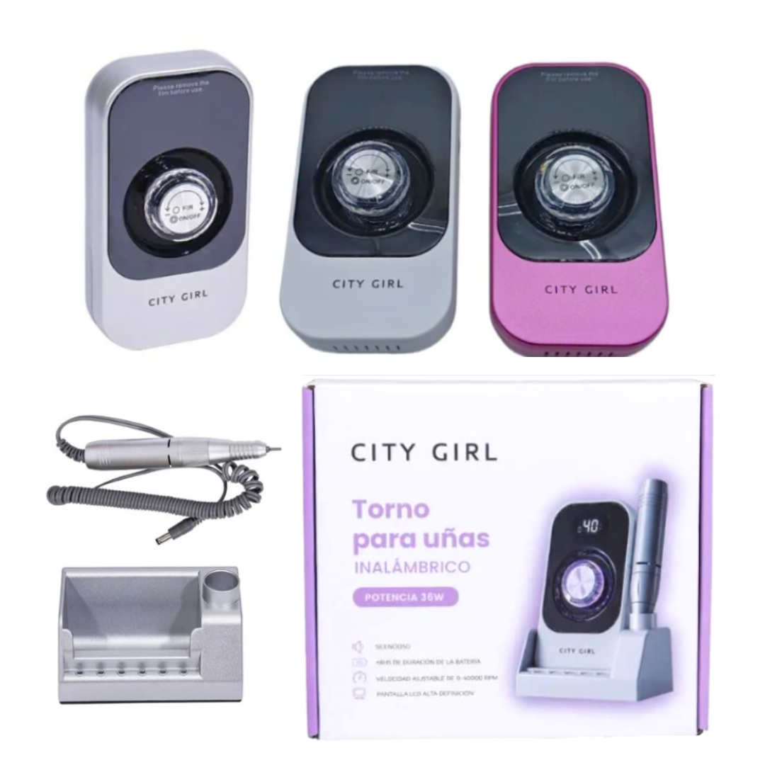 TORNO INALAMBRICO 40.000 RPM - CITY GIRL