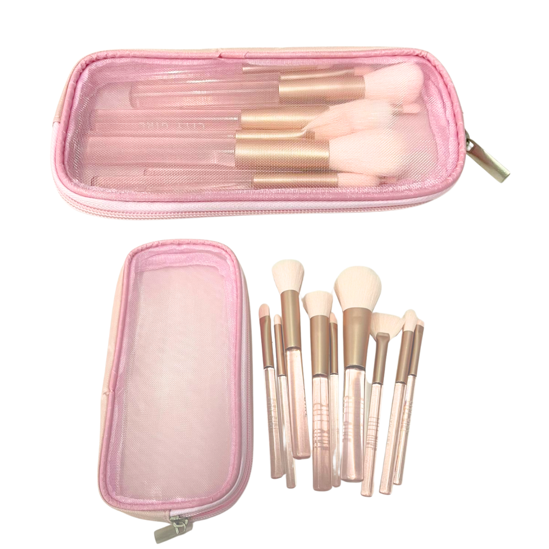 ESTUCHE CON BROHCAS DE MAQUILLAJE - CITY GIRL