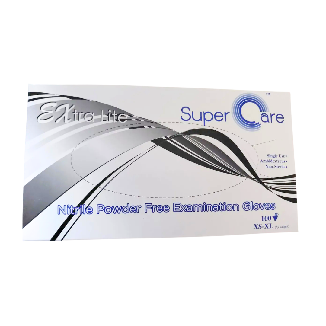 GUANTES NITRILO COLOR NEGRO TALLE S