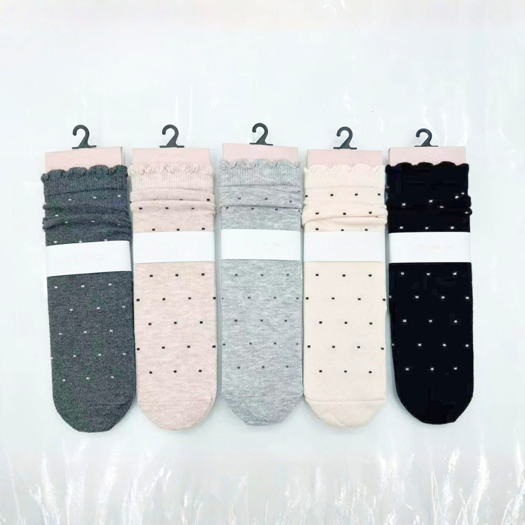 MEDIAS CON LUNARES – PACK 10 PARES – CITY GIRL