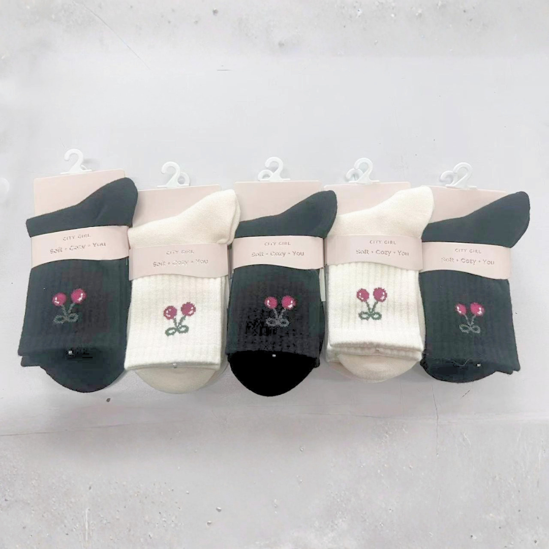 MEDIAS CEREZAS – PACK 10 PARES – CITY GIRL