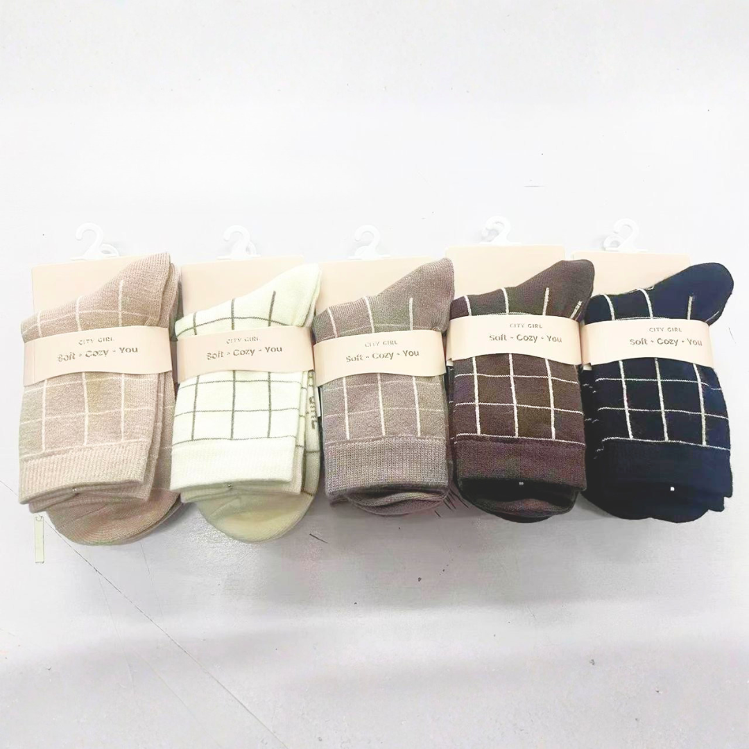 MEDIAS CUADRILLÉ – PACK 10 PARES – CITY GIRL