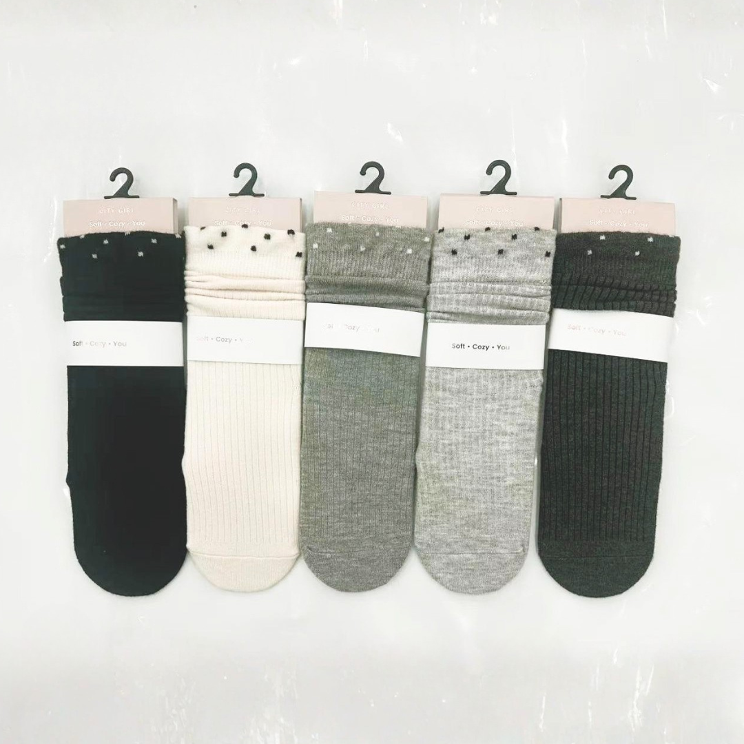 MEDIAS CON LUNARES – PACK 10 PARES – CITY GIRL