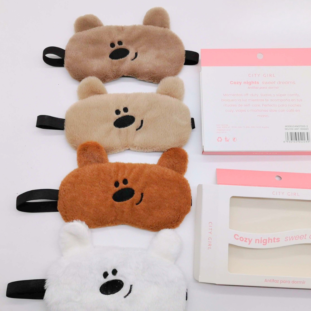 ANTIFAZ DE OSITO PELUCHE PARA DORMIR – CITY GIRL