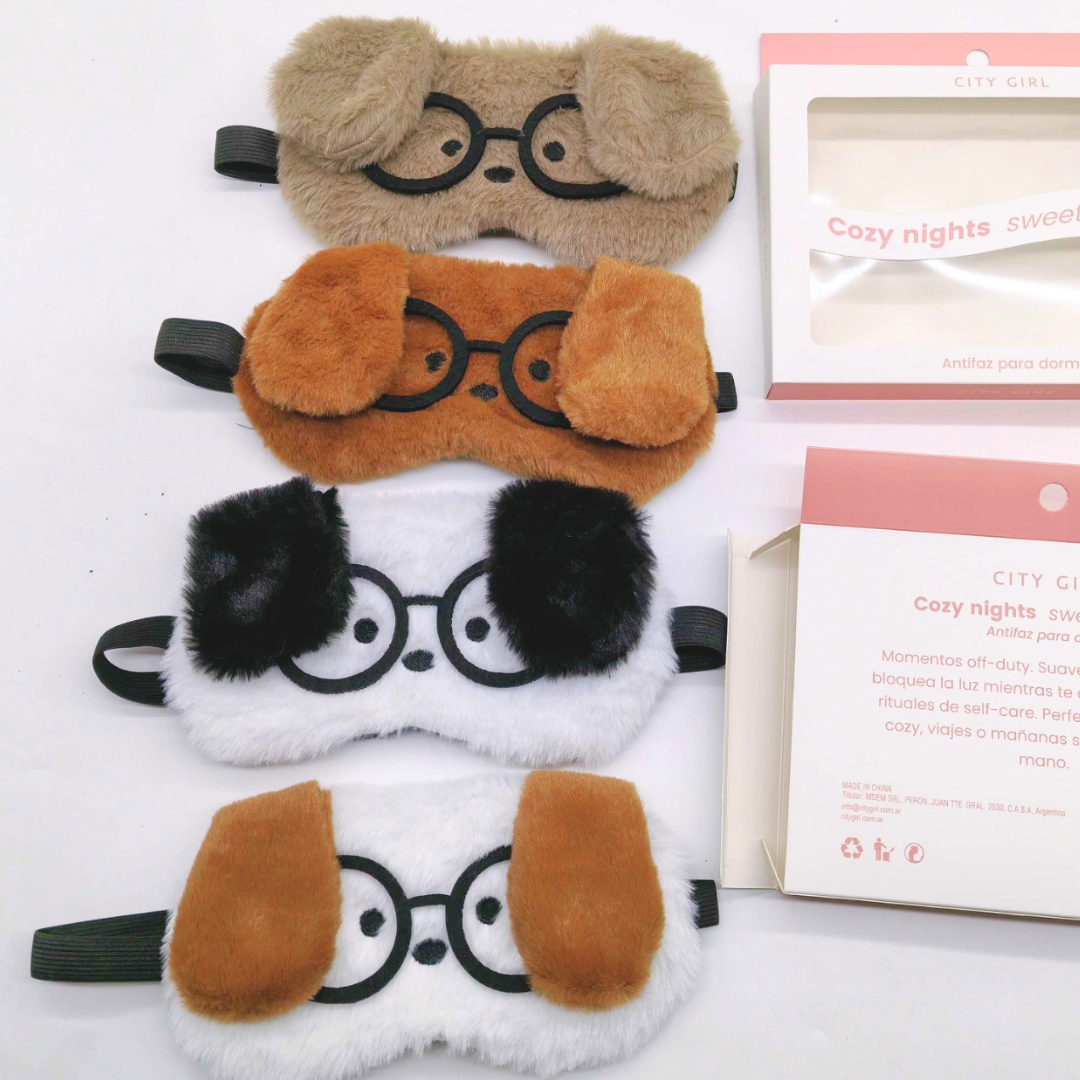 ANTIFAZ DE PERRITO CON LENTES PARA DORMIR – CITY GIRL