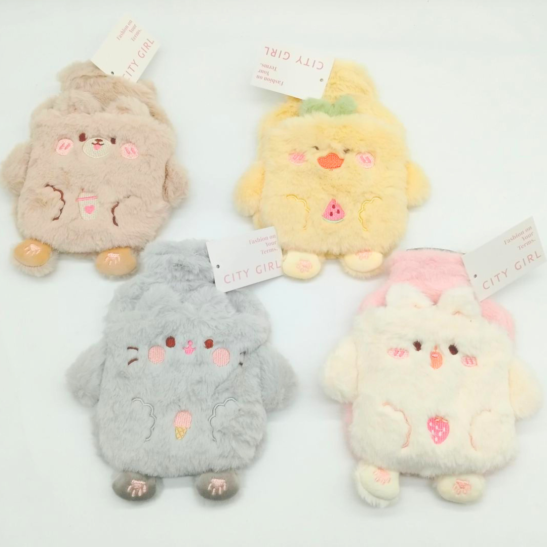 BOLSA DE AGUA CALIENTE PELUCHE 500ml – CITY GIRL