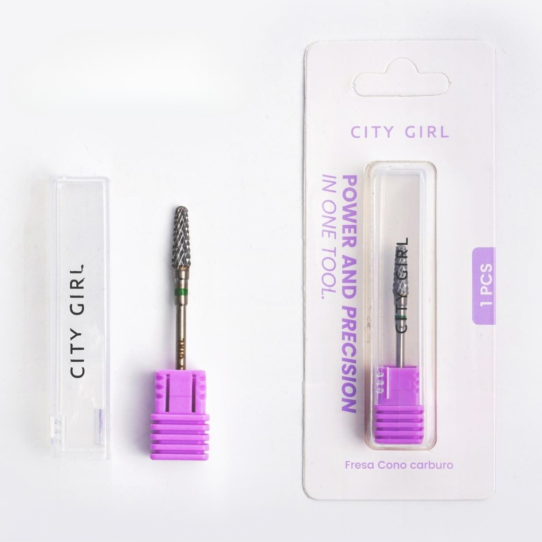 FRESA CONO DE CARBURO CINTA VERDE - CITY GIRL