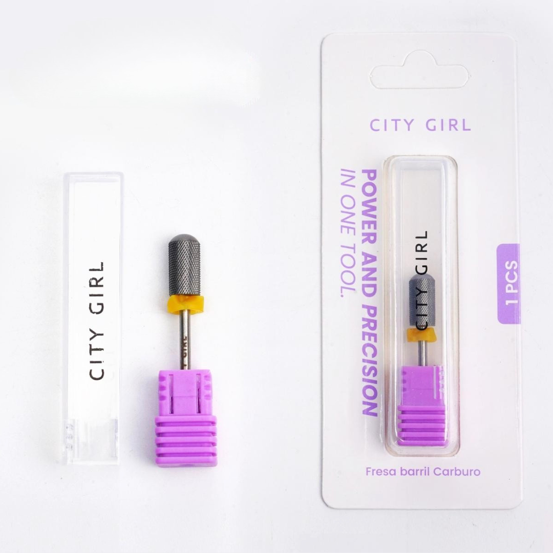 FRESA BARRIL DE CARBURO CINTA AMARILLA - CITY GIRL