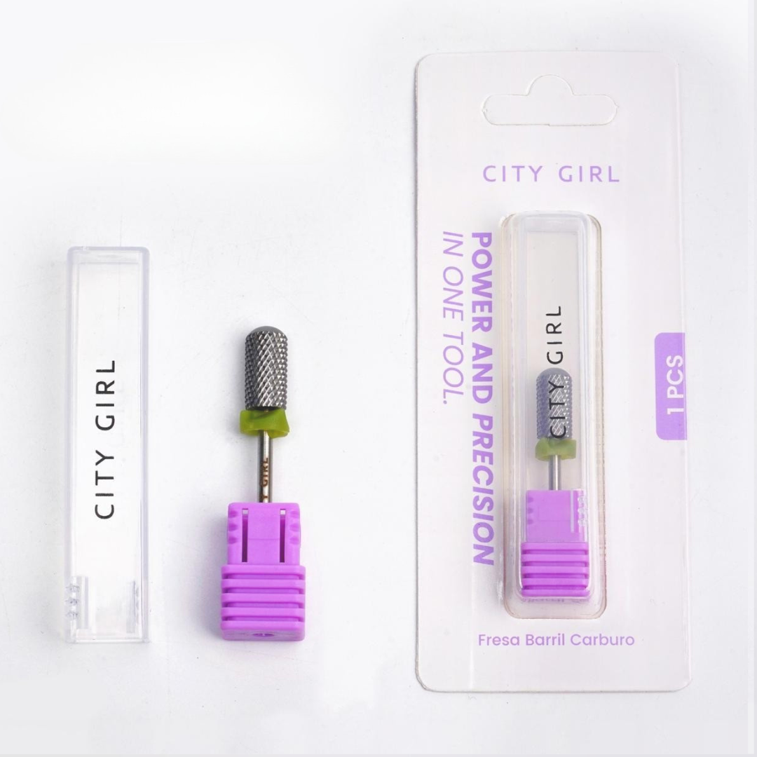 FRESA BARRIL DE CARBURO CINTA VERDE - CITY GIRL