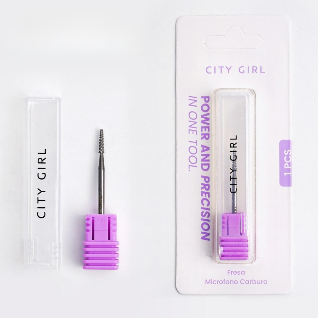 FRESA MICRÓFONO DE CARBURO - CITY GIRL