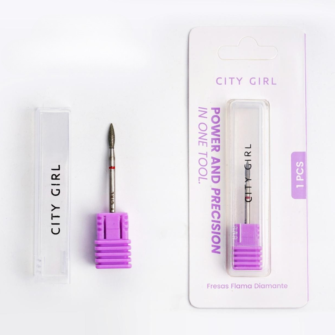 FRESA FLAMA DIAMANTADA CINTA ROJA - CITY GIRL